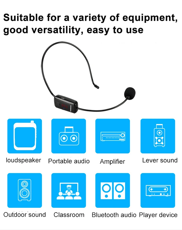 wireless microphone headset