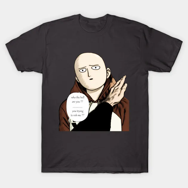 ONE PUNCH-MAN One Punch Man Saitama vs Garou (вы хотите ограбить меня) унисекс и женские облегающие