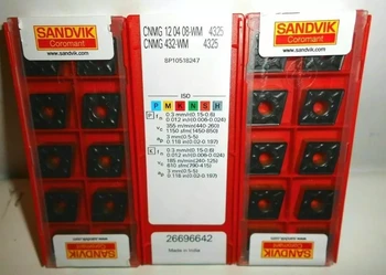 

10PCS CARBIDE INSERTR CNMG120408-WM 4325