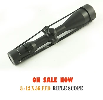 

3-12x56 First Focal Plane ffp rifle scope Long Range Illuminated Hunting reticle riflescope