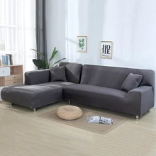 L-образный диван для гостиной, 2 шт., угловой диван, секционный шезлонг, эластичный диван, чехол из спандекса, угловой диван, чехлы