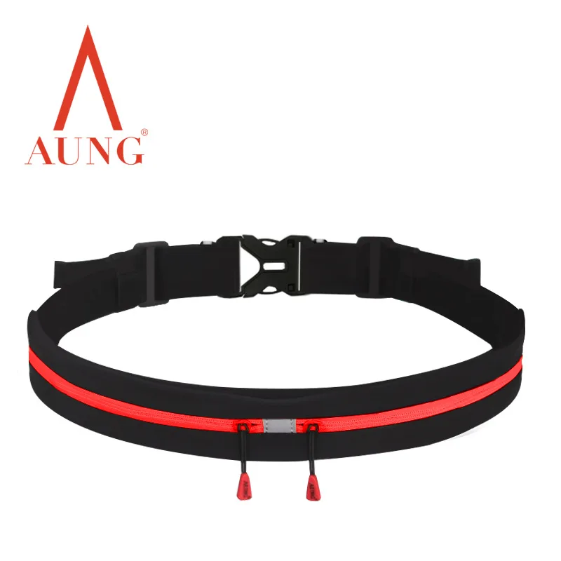 

Aung New Style Simplicity Marathon Hiking Riding Sports Stretch Pockets Running Hidden Double Bag Mountain Climbing Mobile Phone