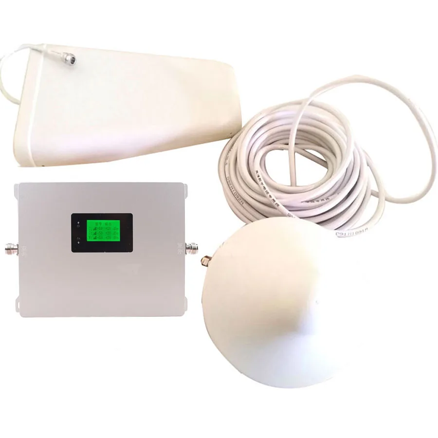 

VOTK Tri Band SIGNAL Repeater 70DBI 2G3G4G Cell phone signal Booster AGC 900 1800 2100mhz signal amplifier with ALARM FUNCTION