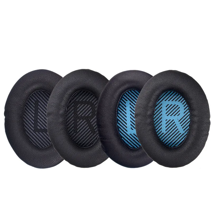 VEKEFF Sheepskin Leather Replacement Memory Foam Earpads for BOSE QC2 QC15 AE2 i QC25 QC35 Headphones Ear Pads Cushions