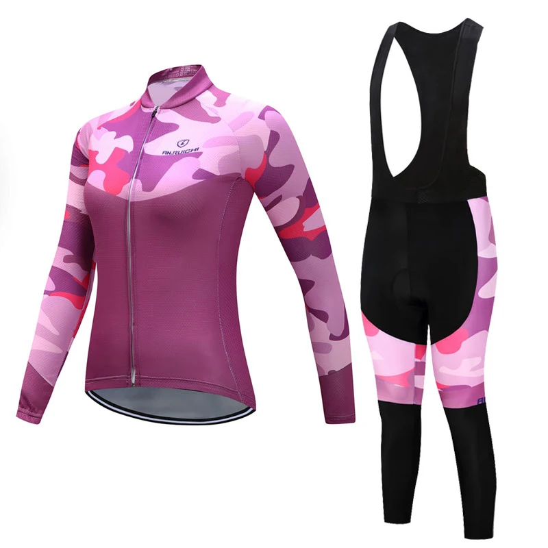 Одежда для велоспорта с длинным рукавом, женская одежда для велоспорта, Мужская одежда для велоспорта MTB, комплект для велоспорта, женская одежда для велоспорта - Цвет: cycling jersey set 4