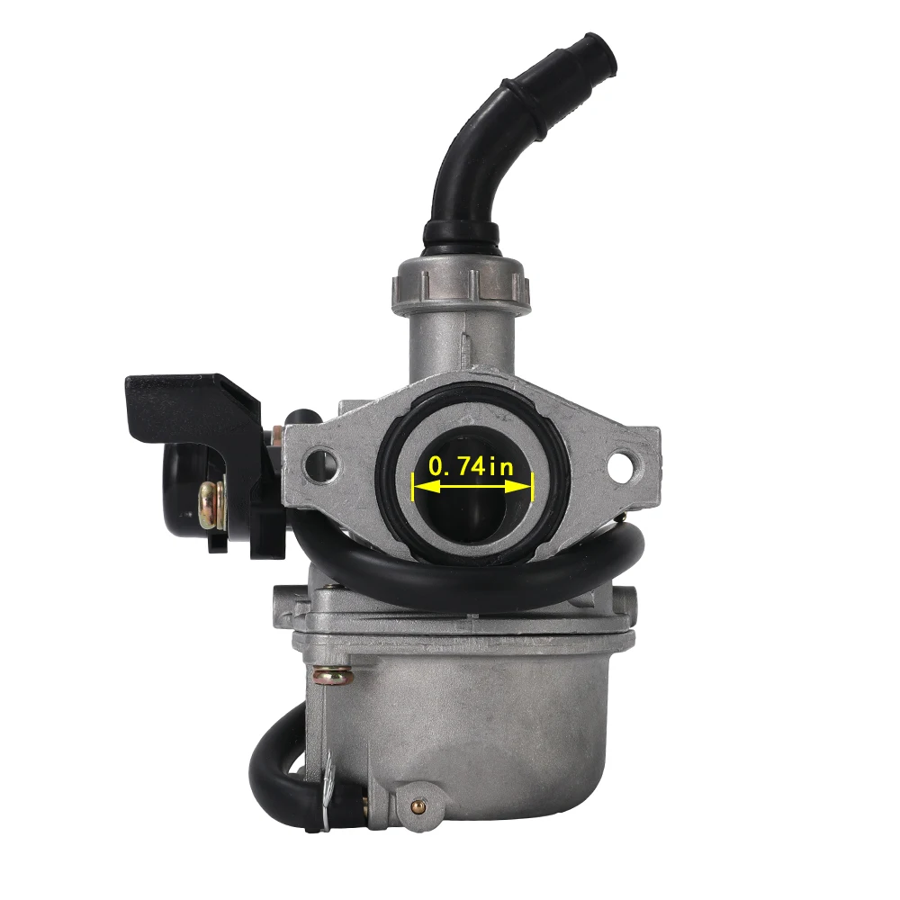 Motorcycle Carburetor Hand Choke PZ19 Carb For 50cc 70cc 90cc 110cc 125cc ATV Quad 4 Wheeler Dirt Bike Motorbike With Air Filter