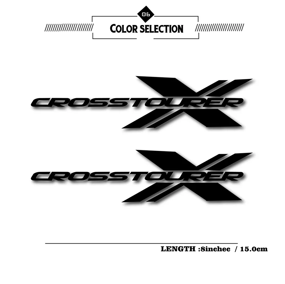 

2 X новая наклейка на топливный бак мотоцикла, велосипеда, фотографический логотип, аппликация для Honda crosstourer x 1200 HONDA CROSSTOURER
