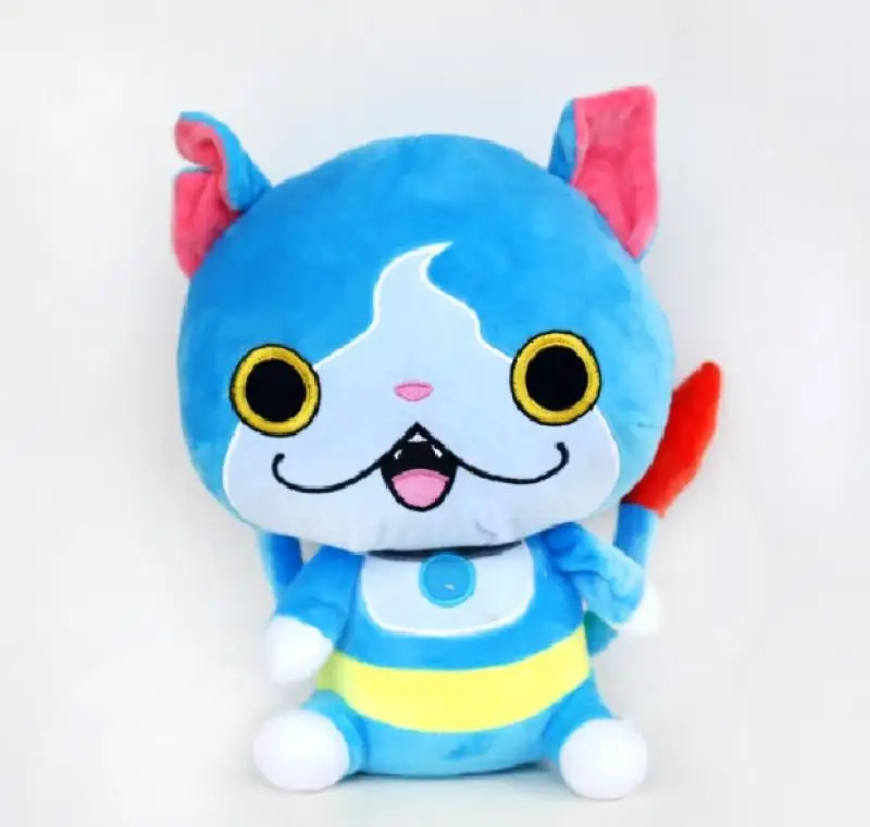 Милый Рождественский подарок 20 см Йо-Кай йокаи часы плюшевые игрушки Kawaii часы youkai Jibanyan Komasan шепот плюшевые игрушки детские подарки