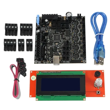 

3D Printer RAMBo 1.4 Motherboard Integrated Board +2004LCD Screen Main Control Board Kit for Lulzbot Taz6