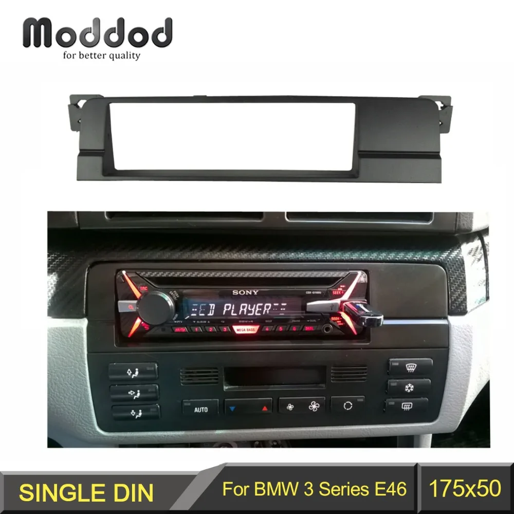 ##BUY 1 Din Radio Fascia for BMW 3 Series (E46) 1998 2005 DVD Stereo Panel Dash Mount Trim Kit Surround Frame Plate