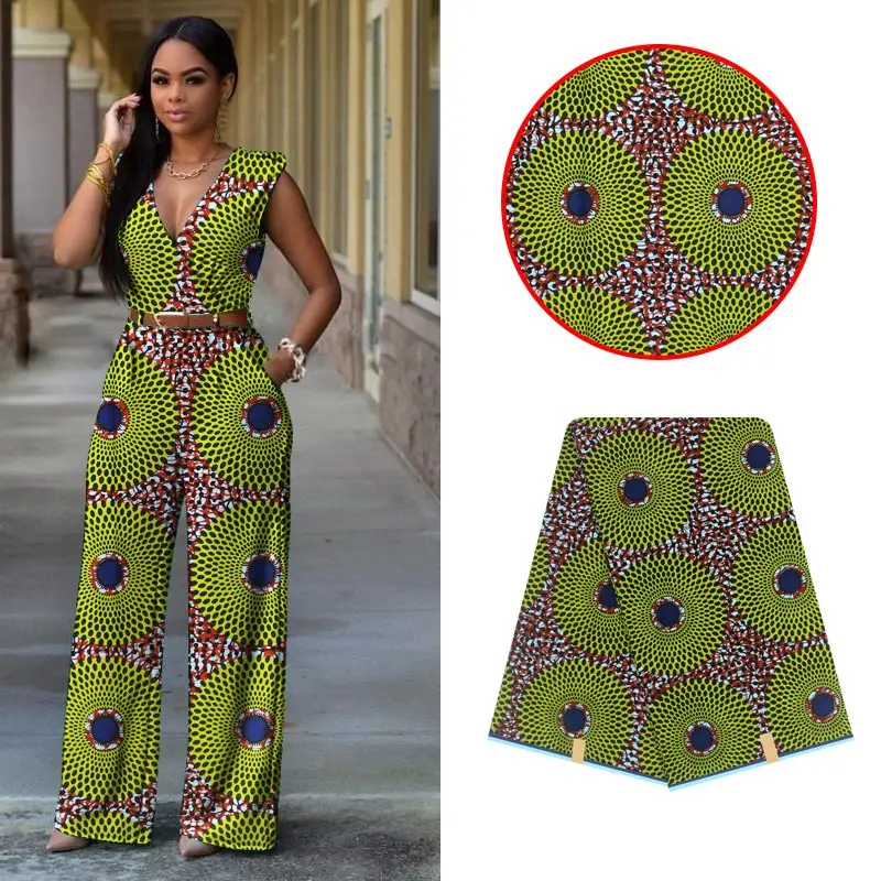 Новая африканская восковая печать на ткани высокого качества 6 ярдов африканская ткань для вечерние платья YB03