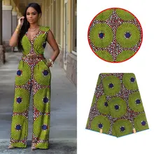 Новая африканская восковая печать на ткани высокого качества 6 ярдов африканская ткань для вечерние платья YB03