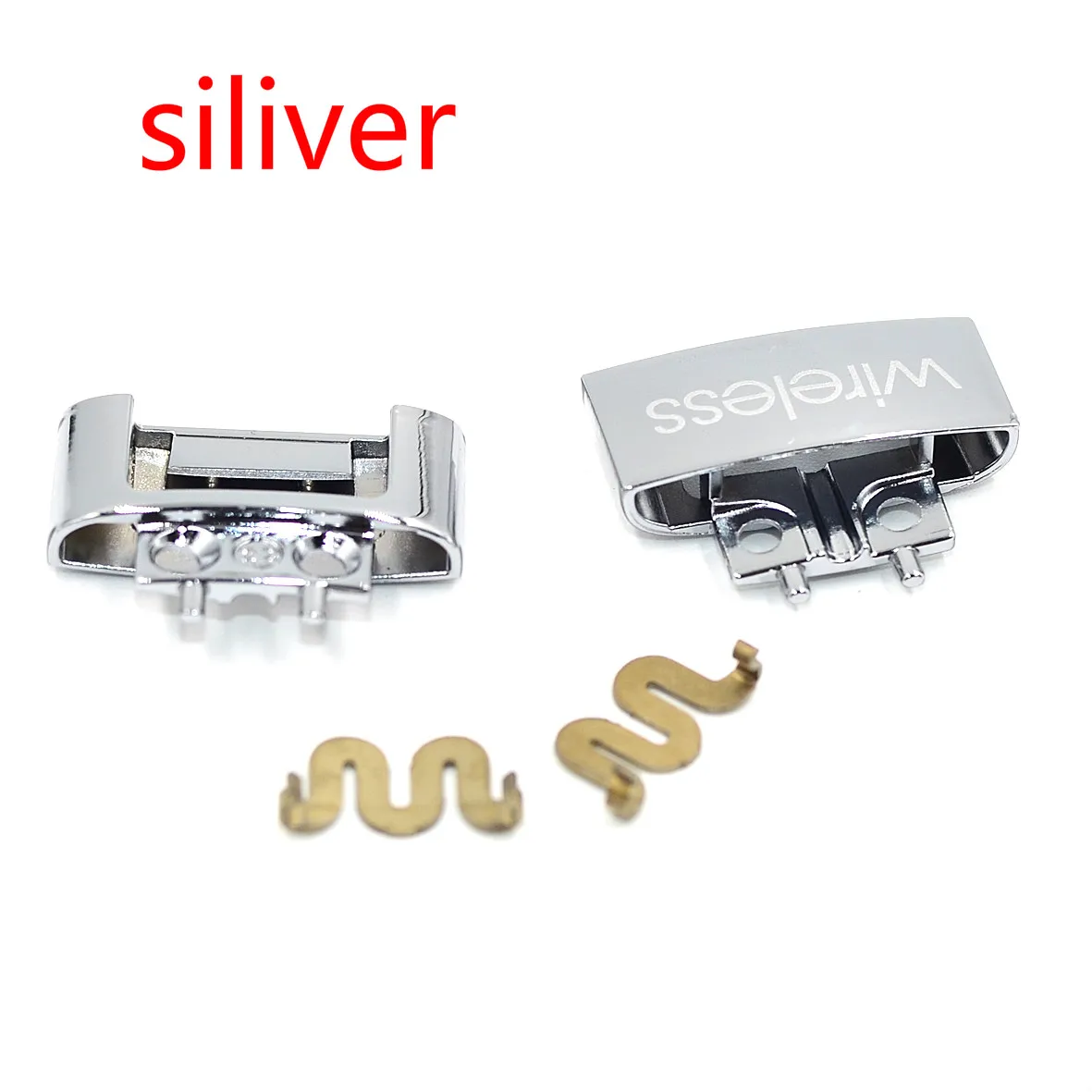 Сменная Пряжка логотип для Solo 3,0 беспроводные запчасти для ремонта наушников металлический замок железный лист соединитель части для Solo3.0 - Цвет: siliver