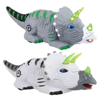 

Kids Electronic Deformation Dinosaur Toys Vocal Glow Lighting Music Automatic Walking Animal Model Children Presents