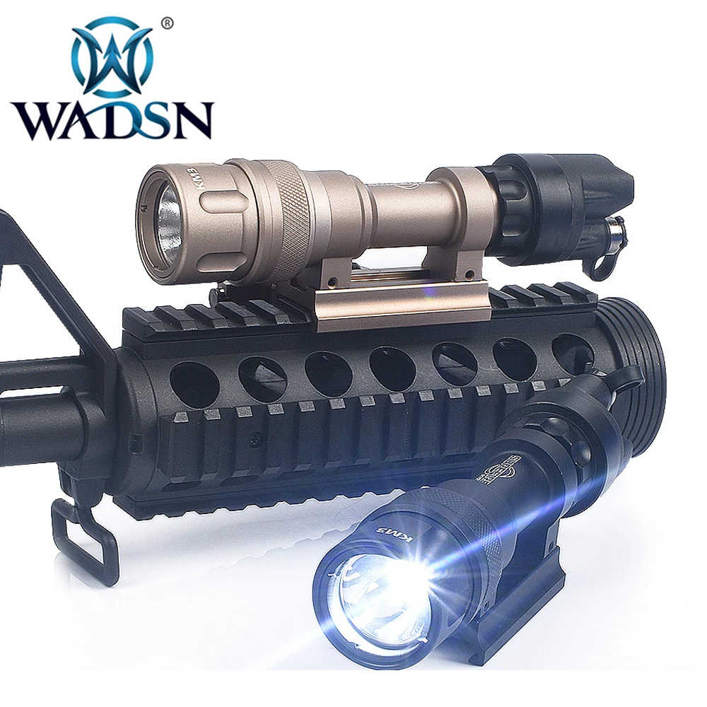 

WADSN 2019 Airsoft Scout Light M952V Strobe QD Quick Release Tactical Rifle LED Flashlight Mount WEX192 Softair Weapon Lights