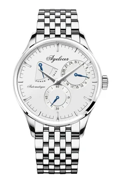 

AGELOCER Mens Caliber.A 3550 Mechanical Movement Automatic Power reserve Watch