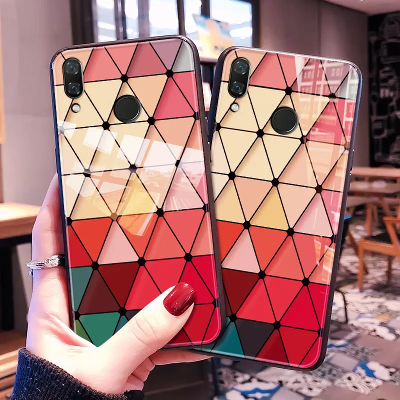 Многоцветный сетчатый чехол для телефона Xiaomi Redmi 4X 6A 7 7A 8 5 6 Pro Plus Note 8t K20 K30 Чехол со