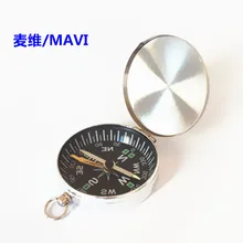 Напрямую от производителя продажи Сергей G45-1 алюминиевый сплав брелок с компасом раскладные карманные часы подарок руководство на данный момент