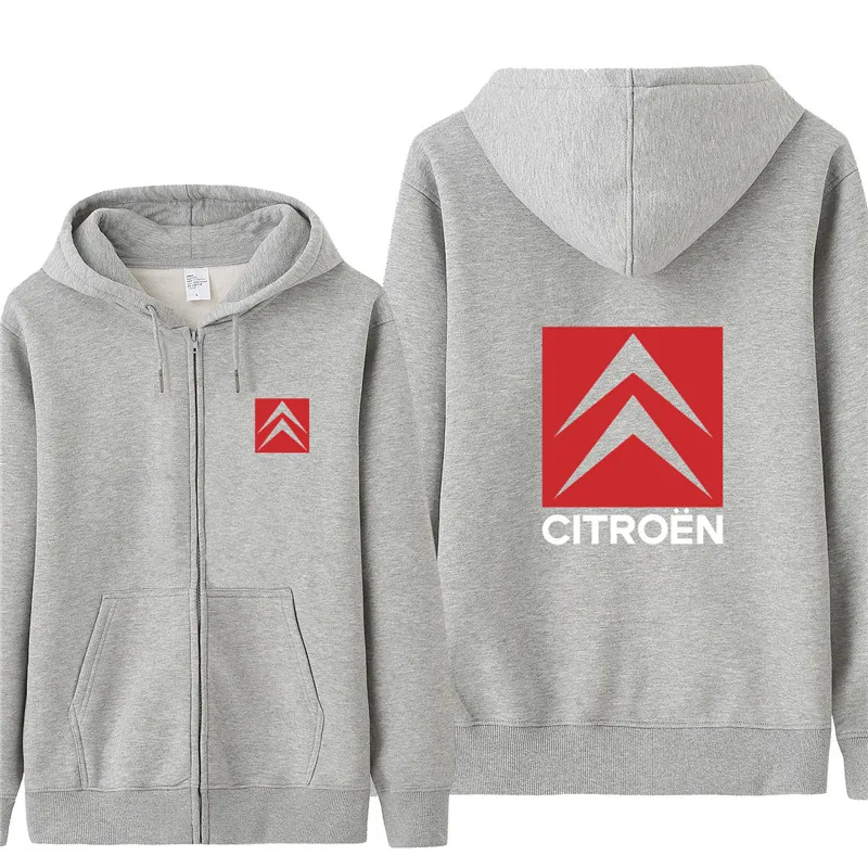 as picture Осенние толстовки Citroen мужские модные пальто флисовый пуловер унисекс Мужские толстовки Citroen - Цвет: as picture