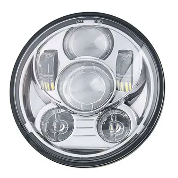 

1PC 5.75inch Round 45W Black/Chrome LED Headlight with Hi-Lo Beam for Iron 883 XL883N Motorcycle Headlight Assembly