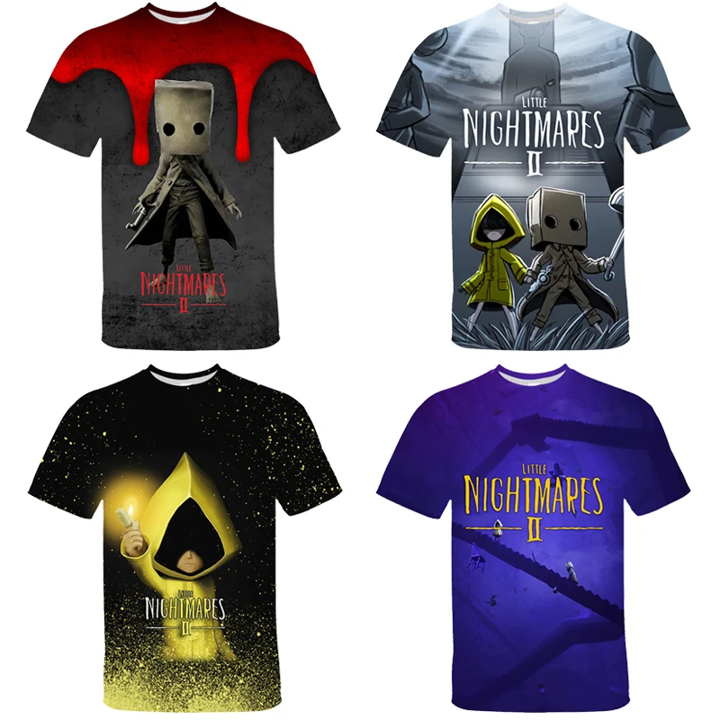 

Nieuwe Game Little Nightmares O-NeckTshirt Short Sleeve Adult Oversized Tshirts Harajuku Streetwear Clothes Kids Summer Tops Tee