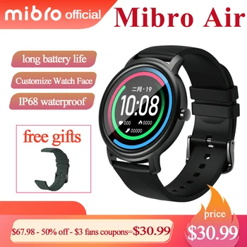 

Mibro Air Electronics Bluetooth Smart Watch Men Women's Watches Sport Smartwatch Fitness Heart Rate Monitor women's watch gift