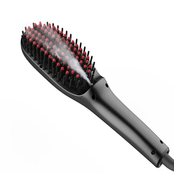

Electric Hair Straightening Comb Steam Hair Brush Ceramic Hair Iron Straightener Styling Tools Steam Hair Straightener Brush