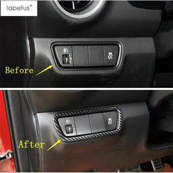

Lapetus Accessories Fit For Kia Forte / Cerato / K3 2019 2020 ABS Head Lights Headlamp Switches Buttons Molding Cover Kit Trim