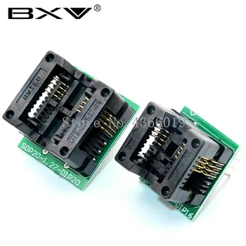 

10pcs SOP8 to DIP8 SOP8 turn DIP8 SOIC8 to DIP8 IC socket Programmer adapter Socket for wide 150mil /200mil