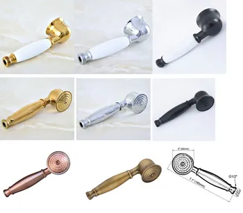 

Copper Antique Brass Hand Held Shower Head Bathroom Handheld Sprayer