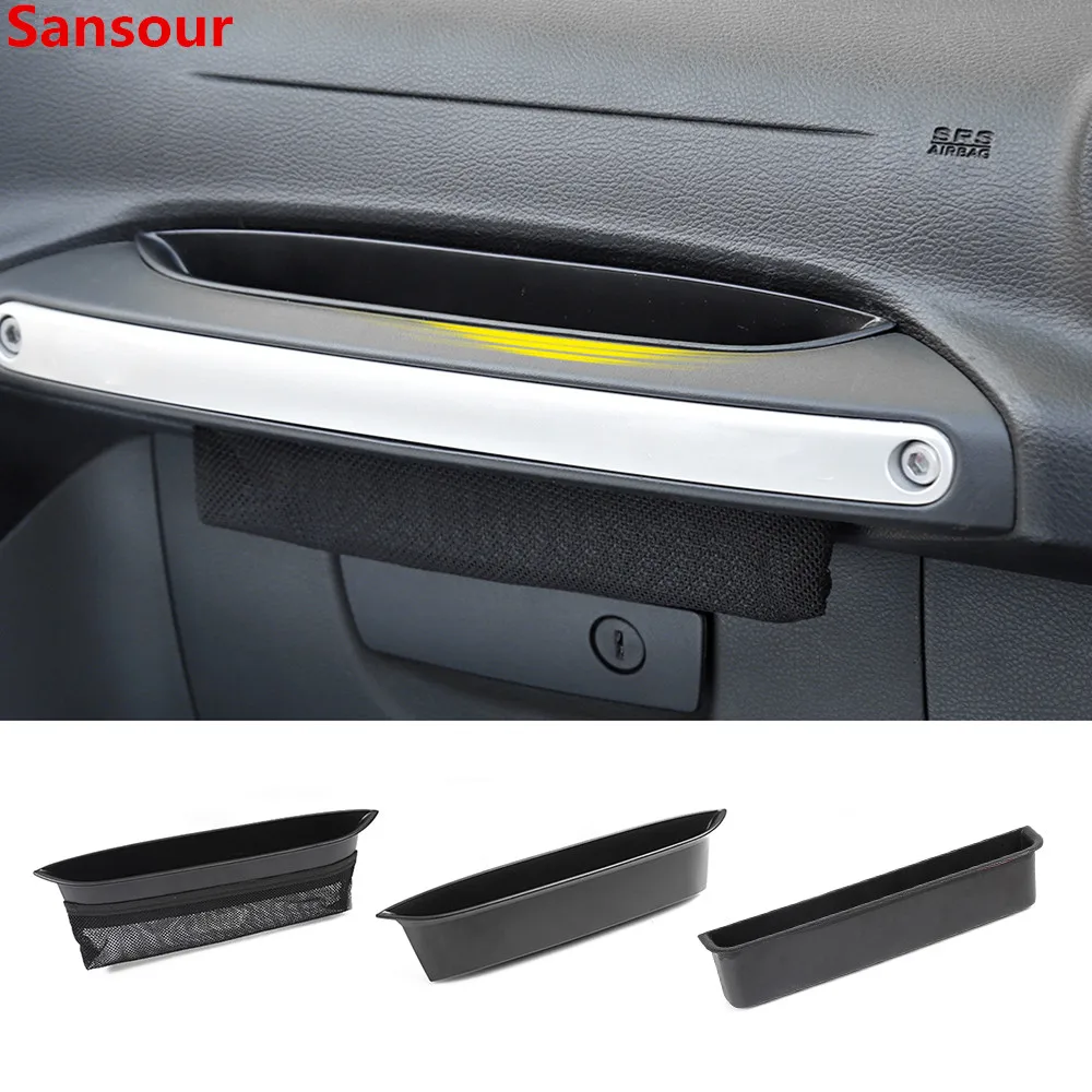 Sansour Stivaggio Riordino Per Jeep Jk Auto Passeggero Bracciolo Scatola Di Immagazzinaggio Vassoio Organizzatore Per Jeep Wrangler Jk 2007-2017 Acces