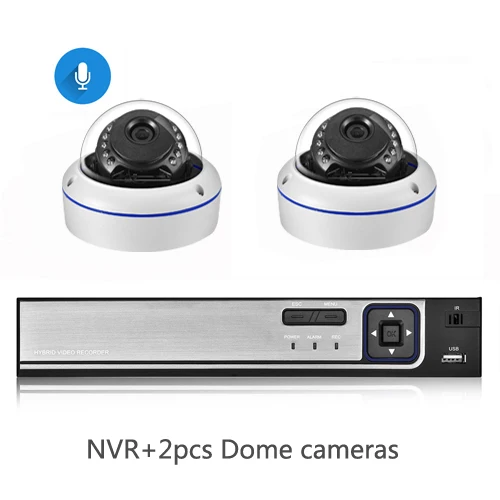 hd cctv camera AZISHN H.265AI 48V POE 8CH Human Detection Face Record CCTV NVR Audio IP Camera System 5MP 2592*1944P Outdoor IP66 POE IP Kit best security camera system Surveillance Items