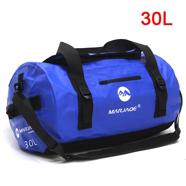 30Lblue Открытый кемпинг ПВХ водонепроницаемая сумка для хранения сухих мешков для рафтинга каноэ катание на лодках Каякинг речной поход плавание дорожная сумка - Цвет: 30Lblue