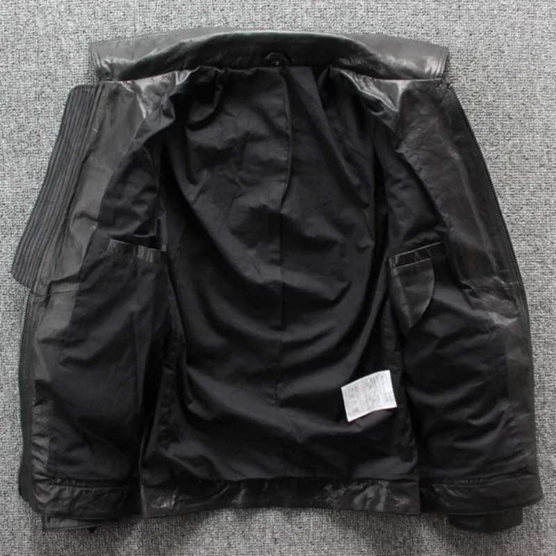 Autumn-New-Punck-Sheep-Leather-Mens-Moto-Biker-SheepSkin-Slim-Fit-Turn-Down-Collar-Short-Leather (4)