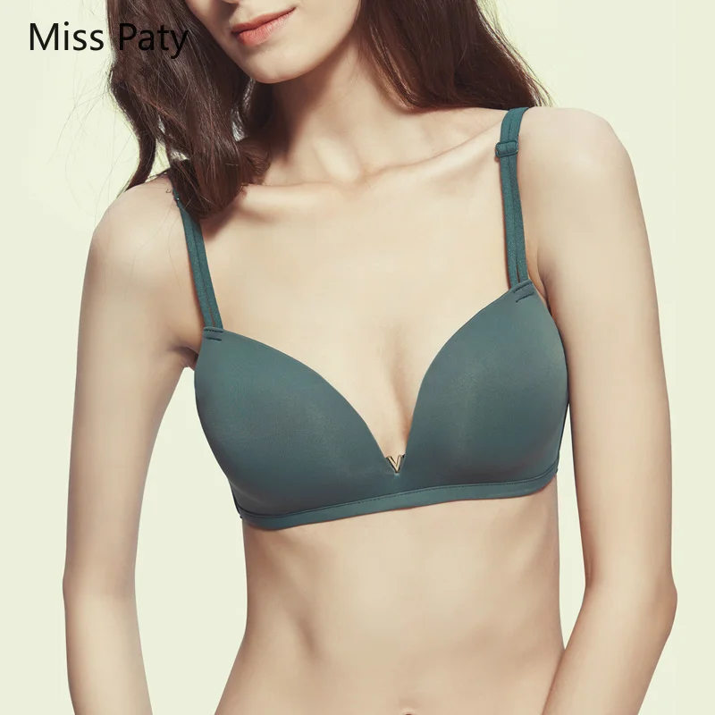 

2019 new Women's Intimates light and thin seamless underwear simple ladies no steel ring bra high quality lingerie bralette