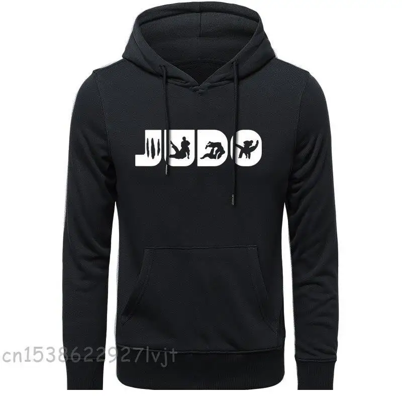 Judo боевые искусства подарки мужские графические толстовки с круглым вырезом из