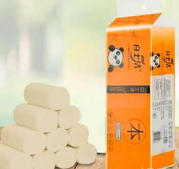 

In stock 12 Roll Hollow Replacement Roll Paper Print Interesting Toilet Paper Table Kitchen Tissue paper toilet roll
