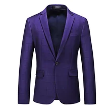 Мужской пиджак, деловой повседневный мужской пиджак, мужской блейзер для свадебной вечеринки, Размеры s M L XL XXL XXXL