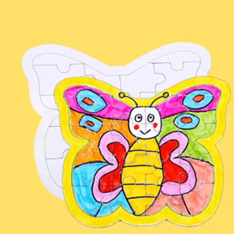 rompecabezas de niños para colorear