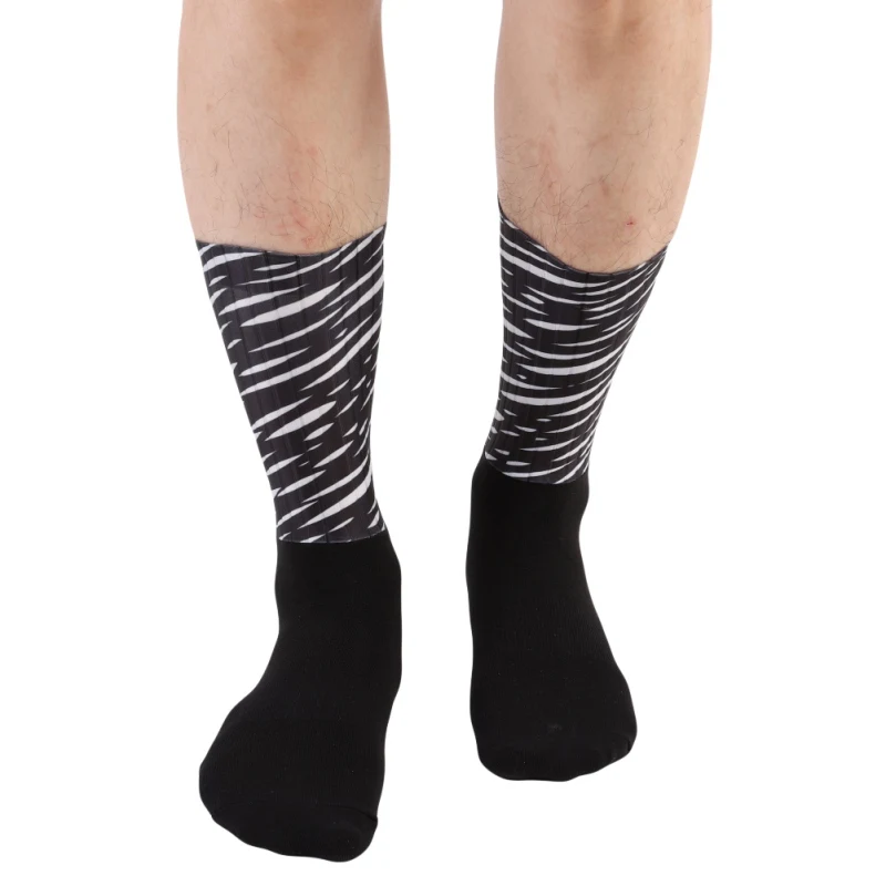 

1pair Running Hosiery Sweat Absorbing Socks Cycling Socks Anti-slip Breathable Basketball Soccer Sports Socks