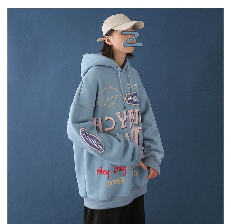 Sudaderas mujer ropa mujer осенние толстовки женские пуловеры с принтом топы зимние женские модные толстовки Harajuku
