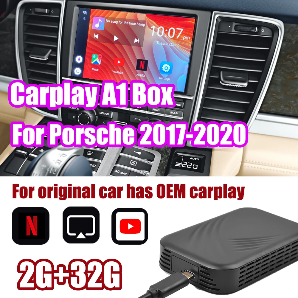 

Car TV For Cars Box Carplayer Android system For Porsche plug and play Multimedia Android Mirror Link For Apple TV Box Car play