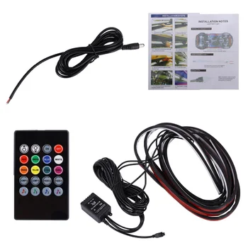 

1Pc Music-controlled Waterproof Under-chassis Light Bar Chassis Lamp