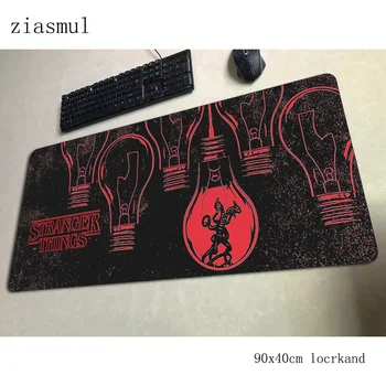

stranger things mouse pad 90x40cm mousepads xl gaming mousepad gamer Christmas gifts personalized mouse pads keyboard pc pad