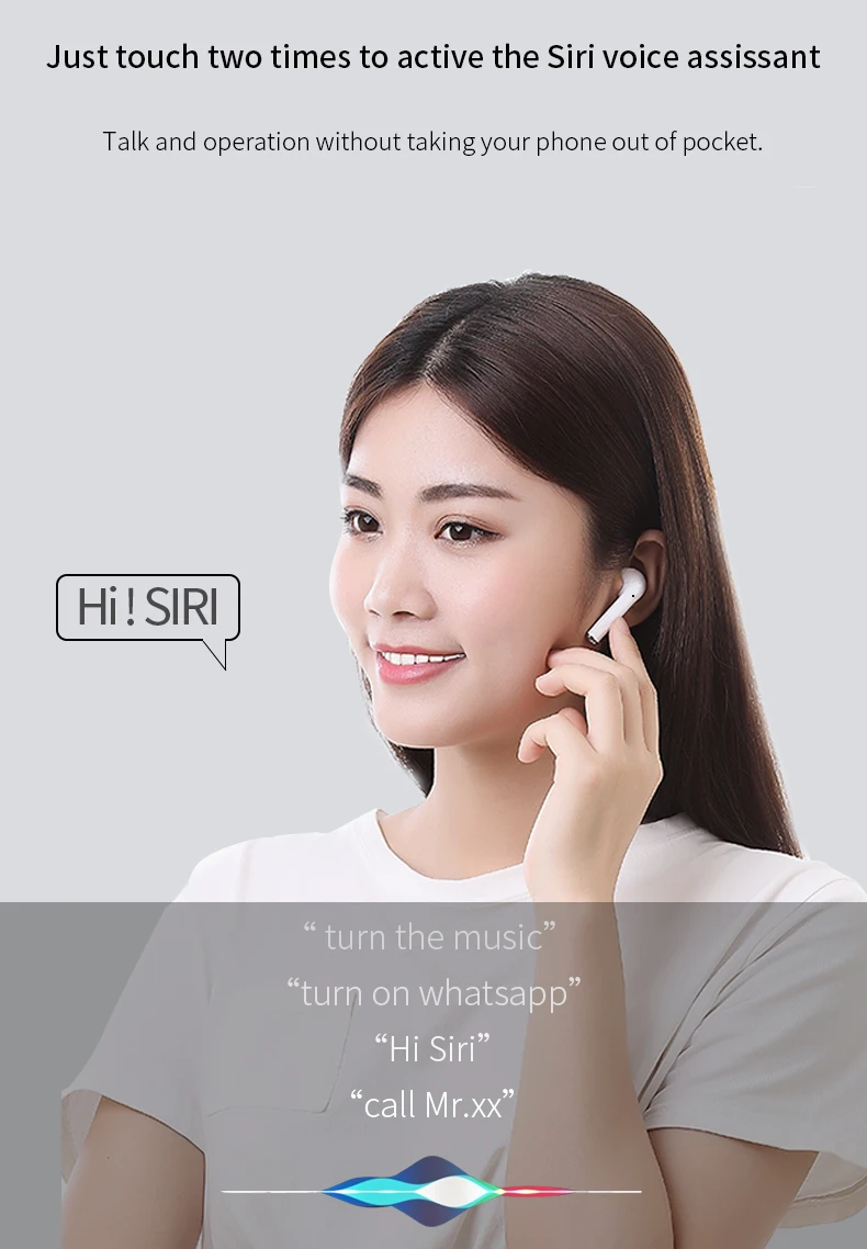I21 TWS Bluetooth 5,0 наушники беспроводные наушники всплывающие сенсорные функции гарнитуры спортивные наушники игровые Hifi наушники телефон микрофон