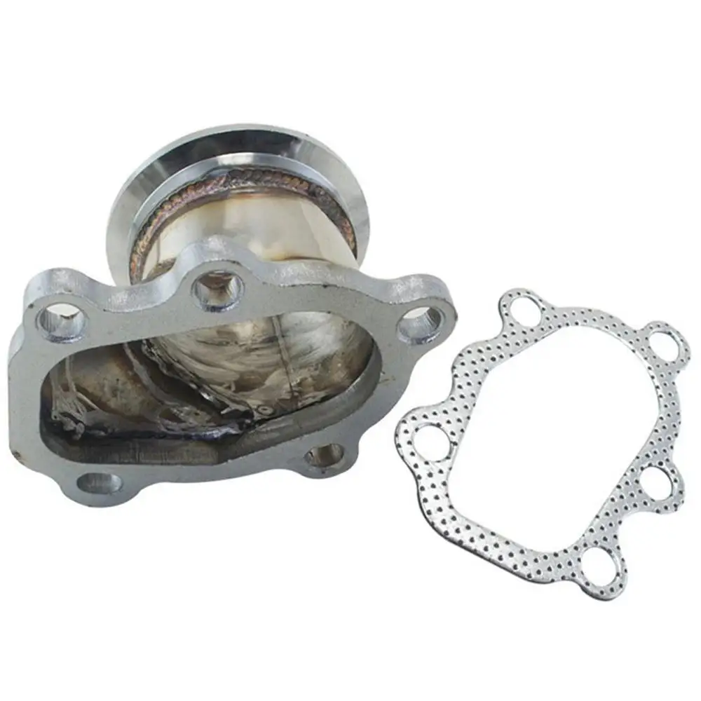 Modified Auto Accessories Universal Stainless steel Turbocharger 5-Hole for Flange Base With Gasket For T25 T28
