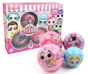 

Eaki DIY Kids Toy lols Dolls with Original Box Random doll ball Puzzle Toys for Children birthday christmas gifts