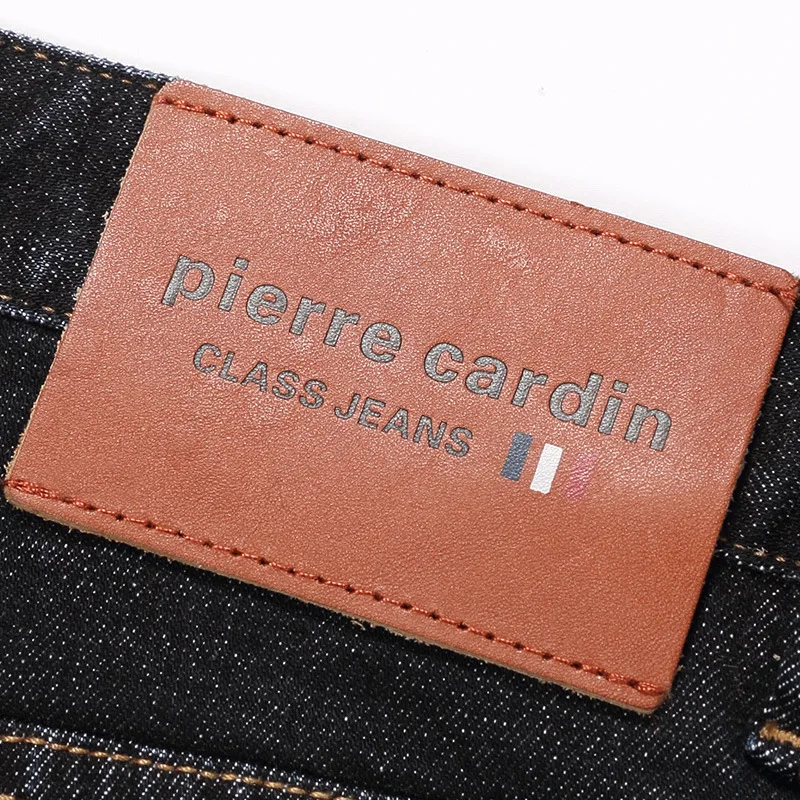 Pierre Cardin джинсы мужская одежда Прямые облегающие Женские Мужские брюки эластичные мужские джинсы осенние брюки