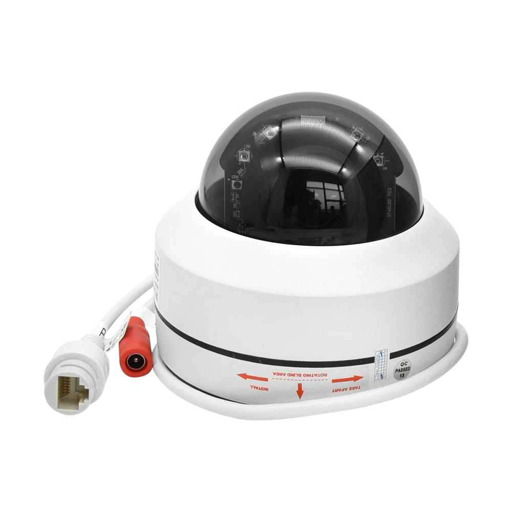 PTZ 5MP 4X купольная POE IP камера 2 8 мм 12 CCTV безопасности IR H.265 P2P Plug & play с Hikvision NVR