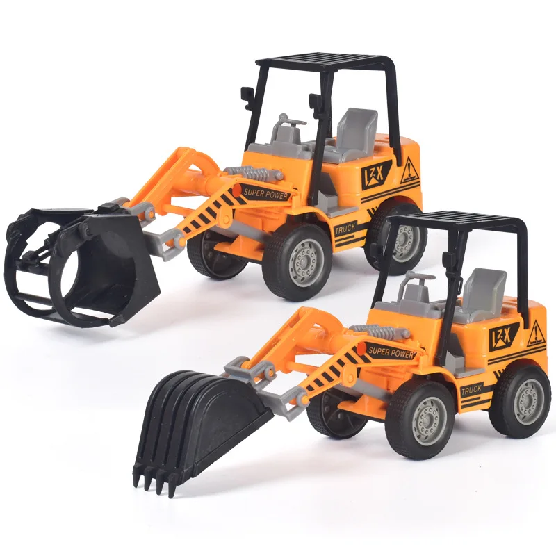 

Cross Border Direct Selling Model Children Plastic Engineering Vehicle Toy Boxed Excavator Six-Inertia Toy Engineering Vehicle